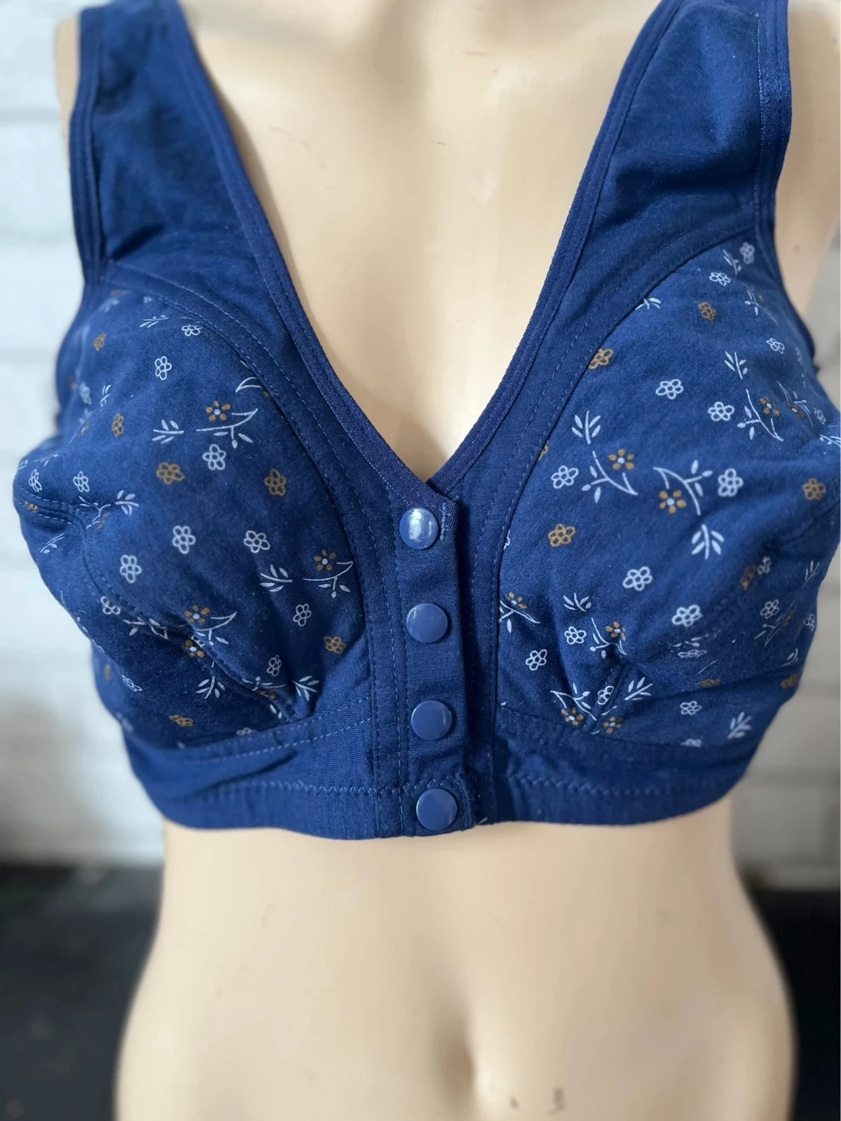 Floral blue bra – size 42 – photo 3